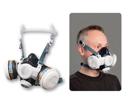 Atemschutz-Halbmaske Silikon