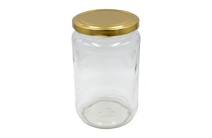 Brandschuttglas mit Schraubdeckel 720 ml
